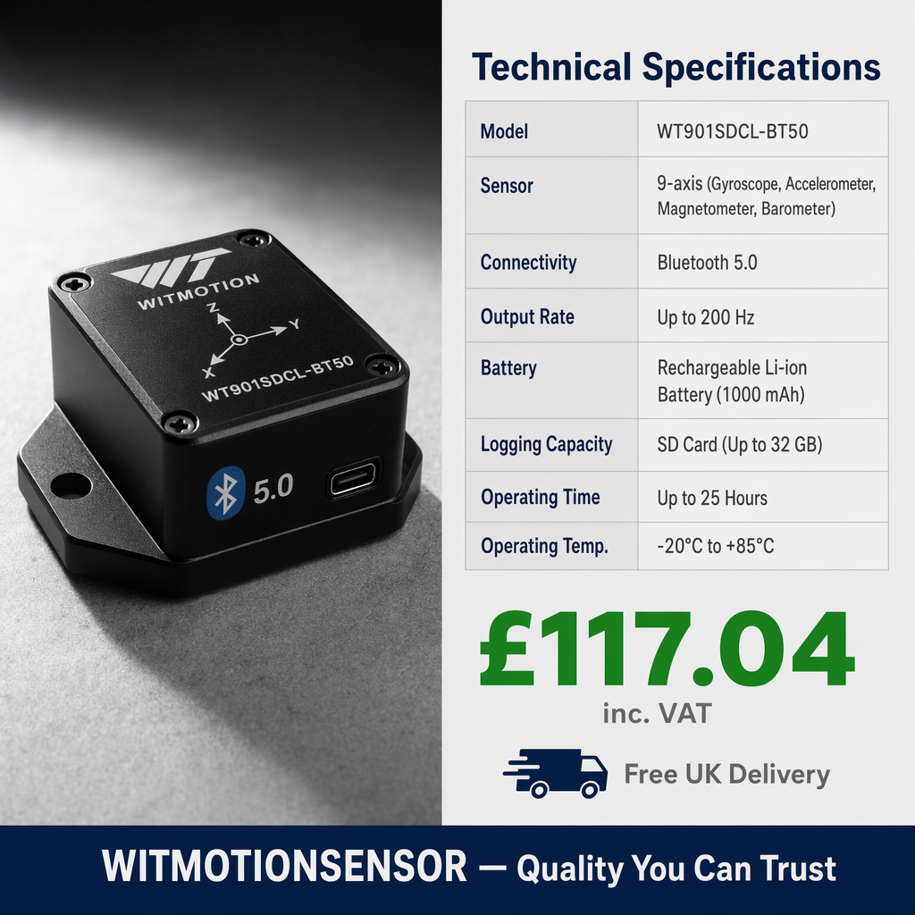 WitMotion UK specifications comparison