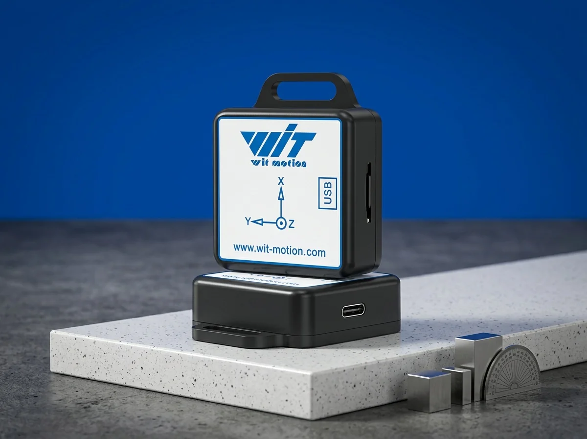 SENSORTECHUK motion sensor displayed in a professional studio setup demonstrating build quality and design